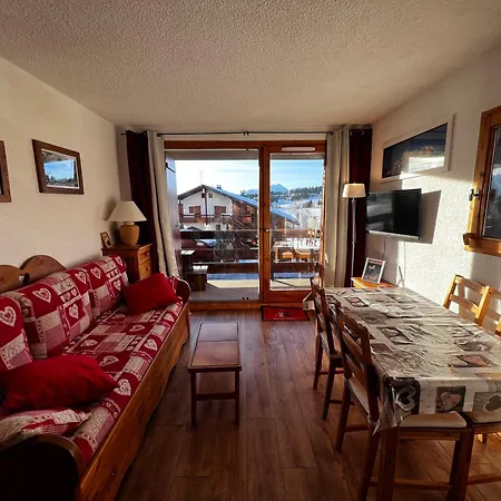 Montagnard 2 Pieces + Cabine, 6 Pers, Balcon Sud, Proche Pistes Et Commerces - Fr-1-293-112 Apartment Les Saisies