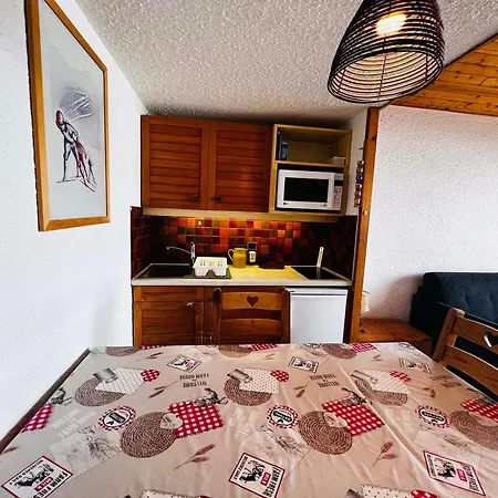 Apartment Montagnard 2 Pieces + Cabine, 6 Pers, Balcon Sud, Proche Pistes Et Commerces - Fr-1-293-112